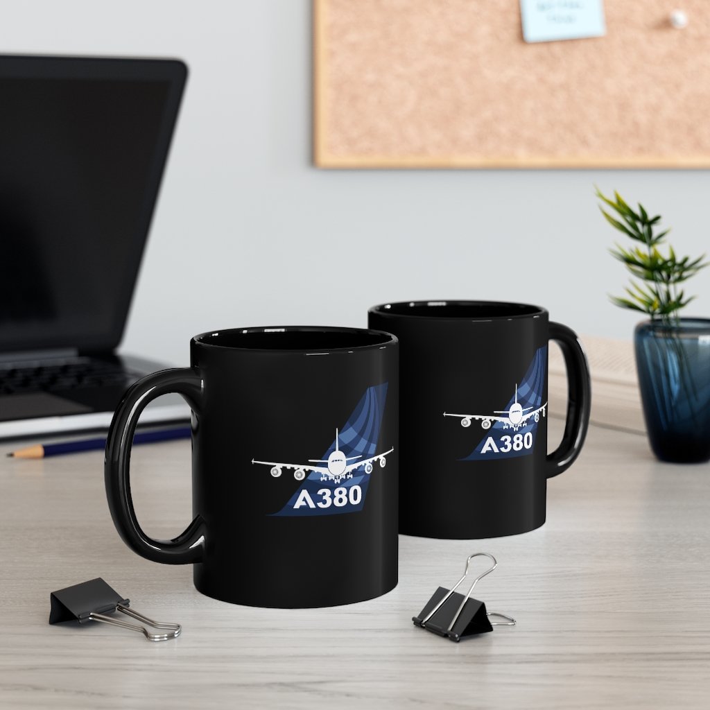 AIRBUS A380  DESIGNED MUG Printify