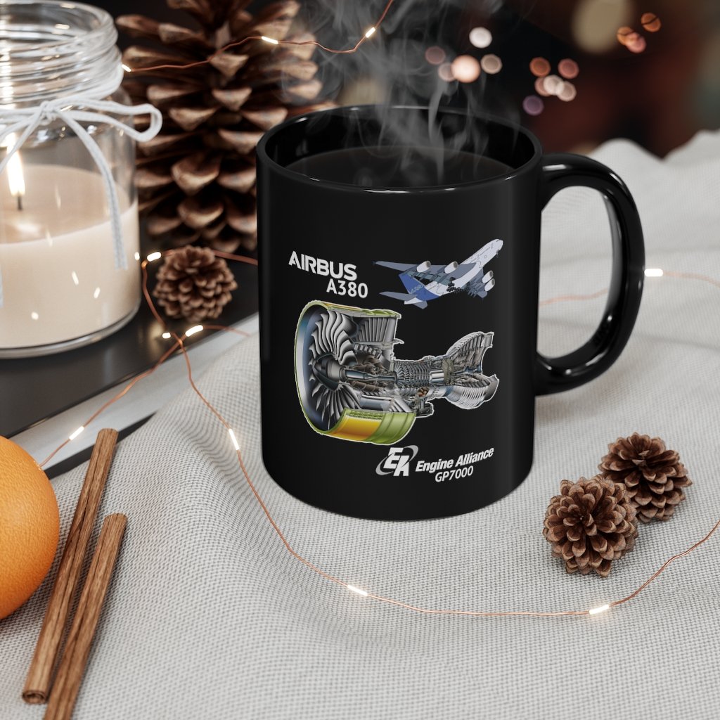 AIRBUS A380  DESIGNED MUG Printify