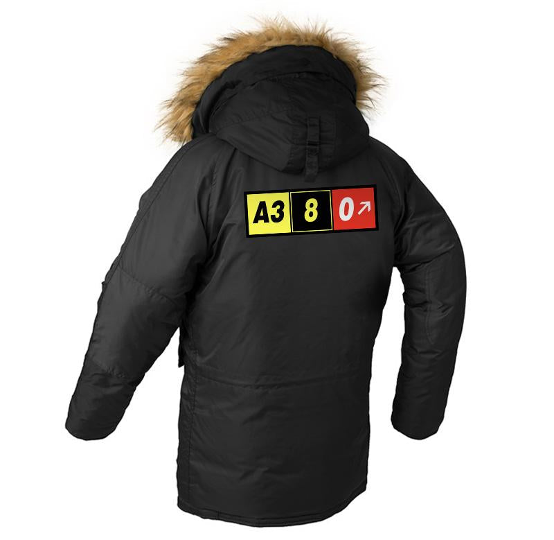 AIRBUS A380 DESIGNED WINTER N3B PUFFER COAT THE AV8R