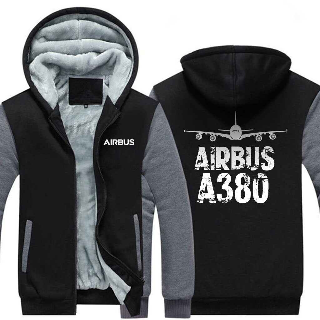 AIRBUS A380 DESIGNED ZIPPER SWEATERS THE AV8R