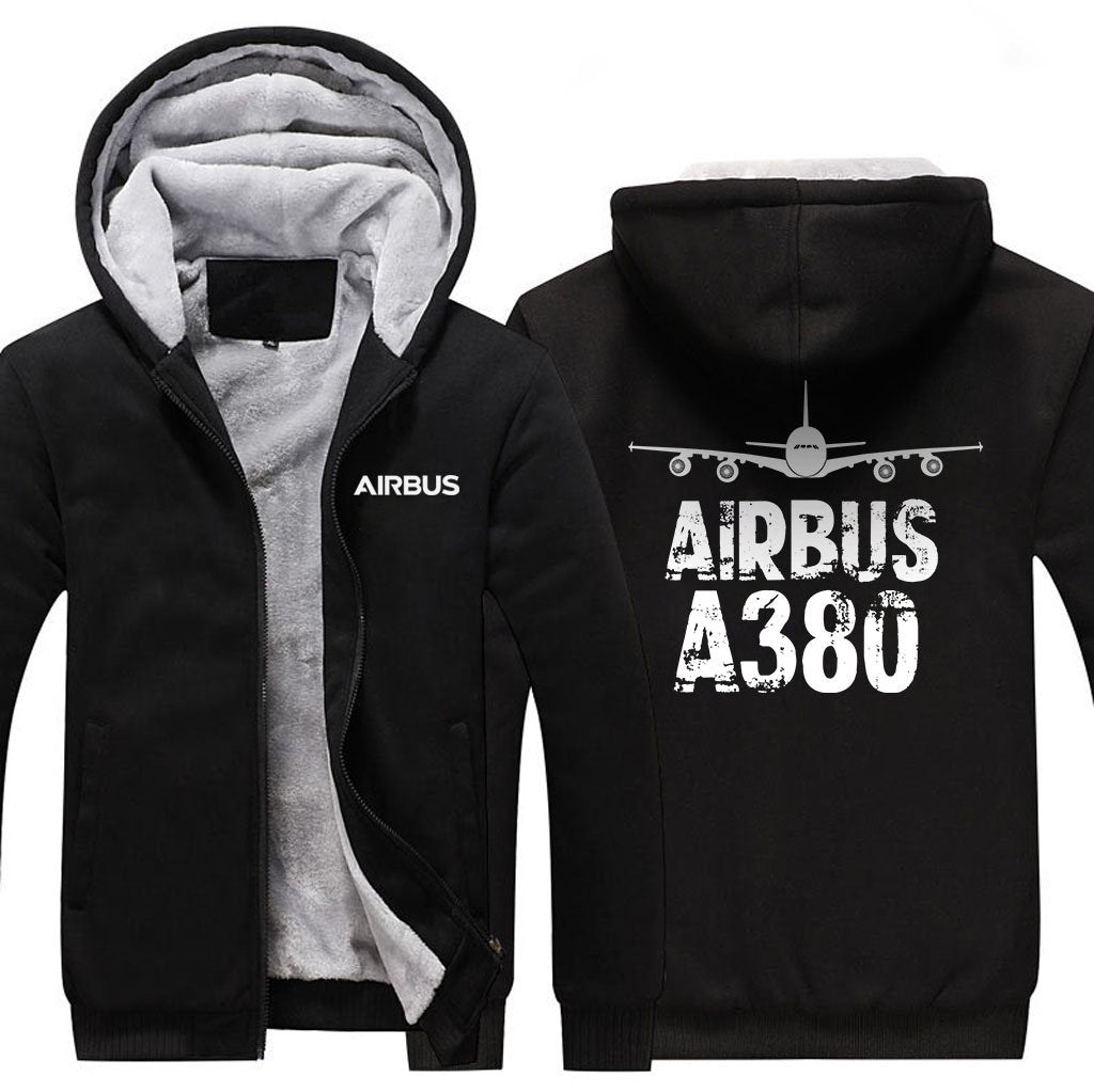 AIRBUS A380 DESIGNED ZIPPER SWEATERS THE AV8R