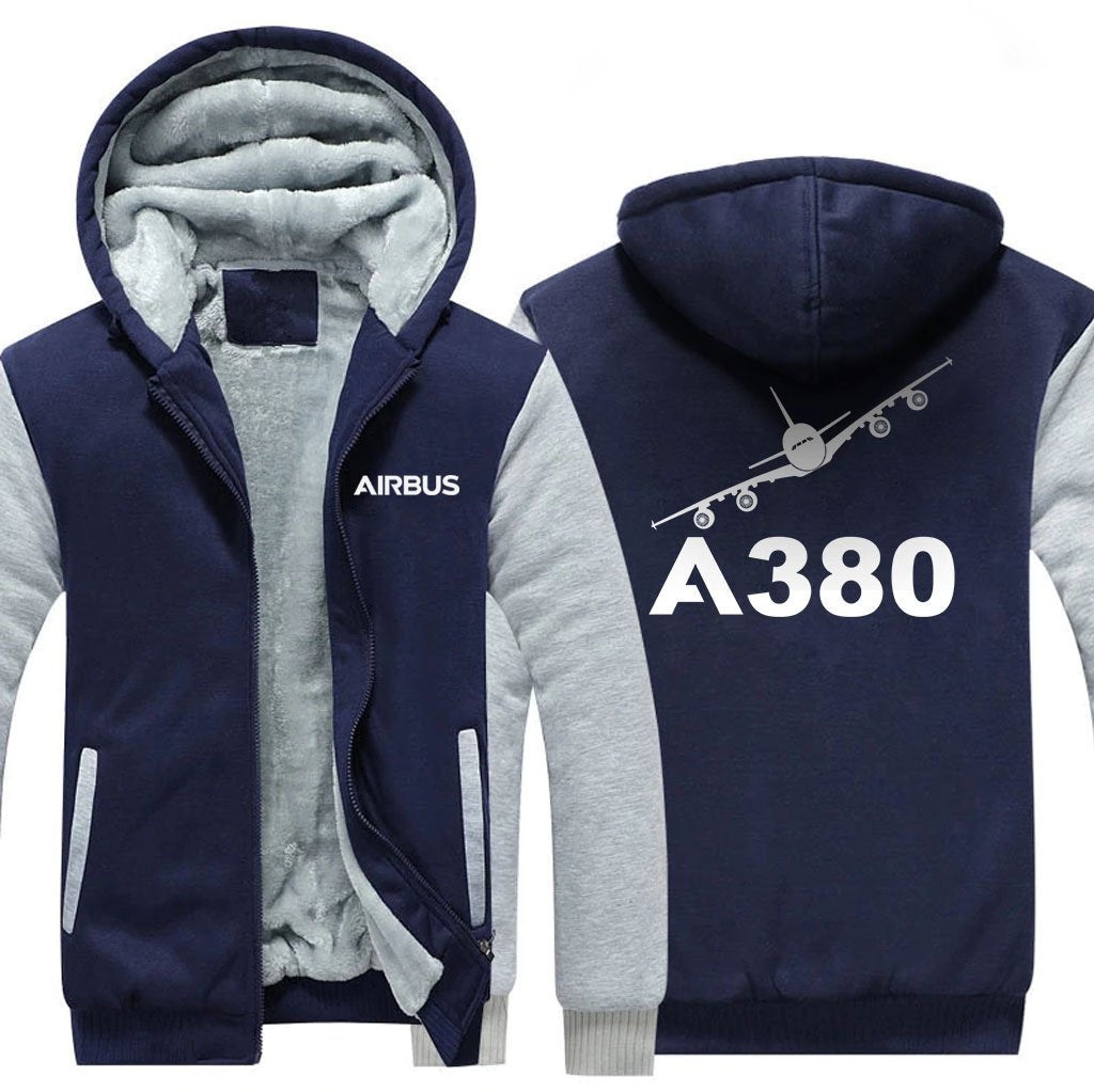 AIRBUS A380 DESIGNED ZIPPER SWEATERS THE AV8R