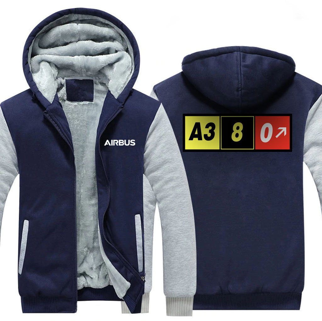 AIRBUS A380 DESIGNED ZIPPER SWEATERS THE AV8R