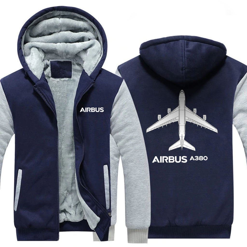 AIRBUS A380 DESIGNED ZIPPER SWEATERS THE AV8R