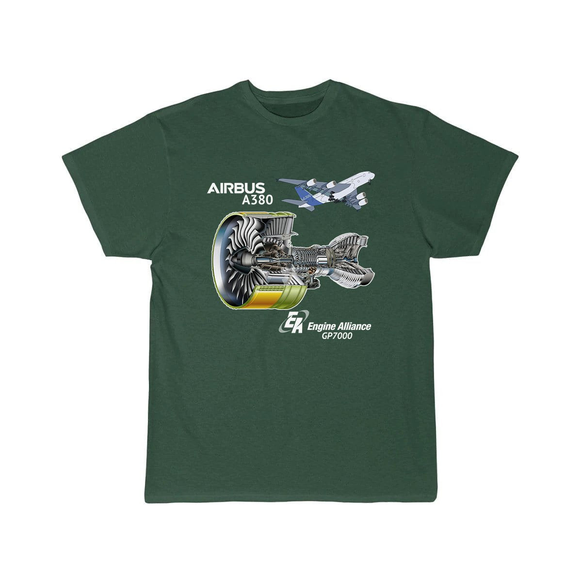 Airbus A380 Engine Alliance GP700 Aviation Pilot T-Shirt THE AV8R