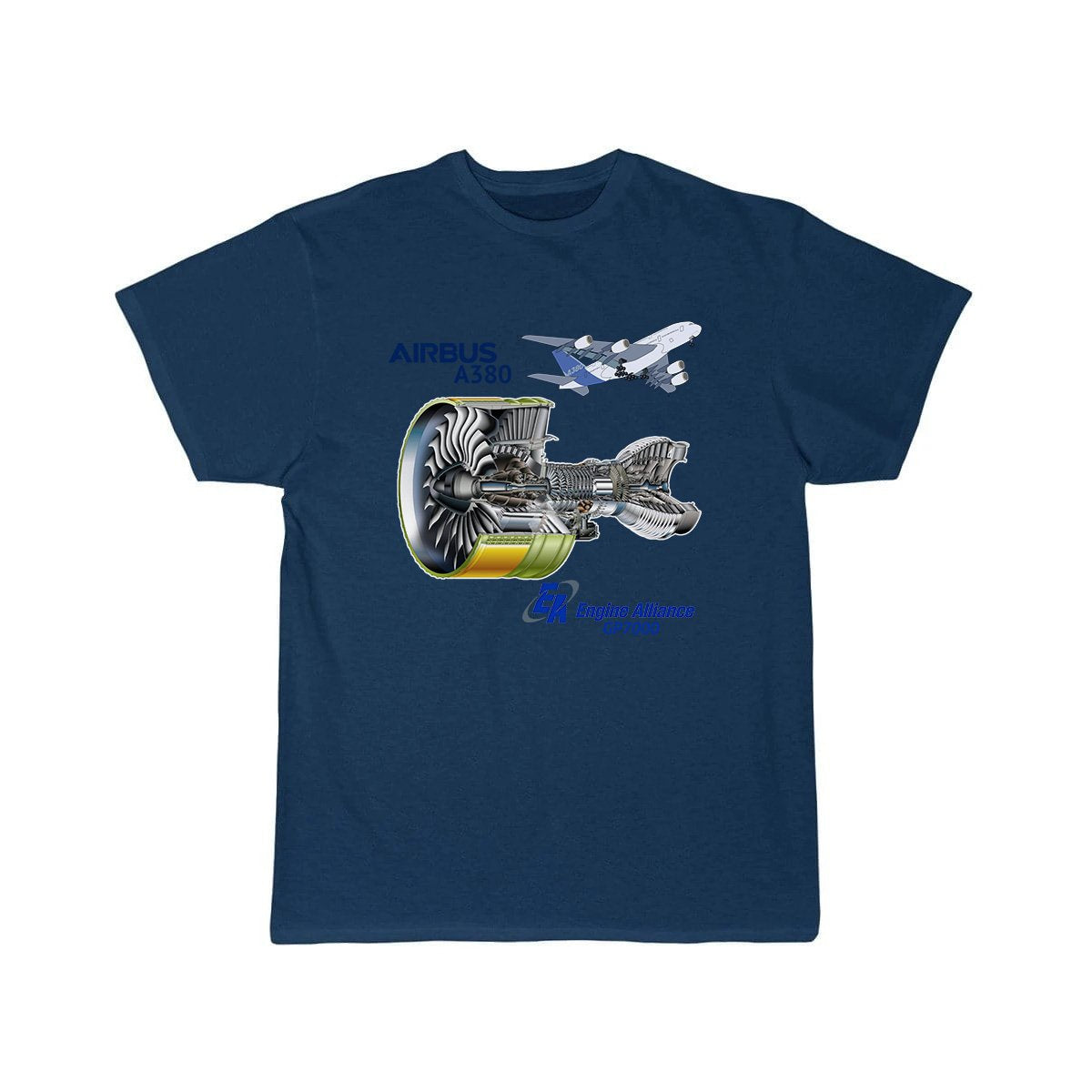 Airbus A380 Engine Alliance GP700 Aviation Pilot T-Shirt THE AV8R