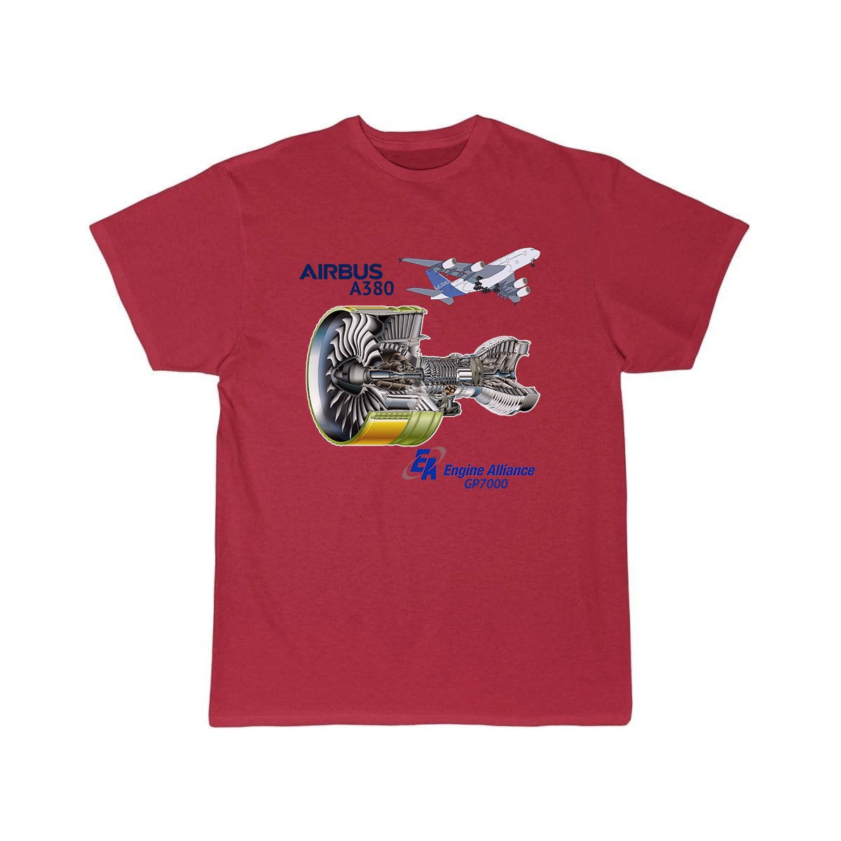 Airbus A380 Engine Alliance GP700 Aviation Pilot T-Shirt THE AV8R