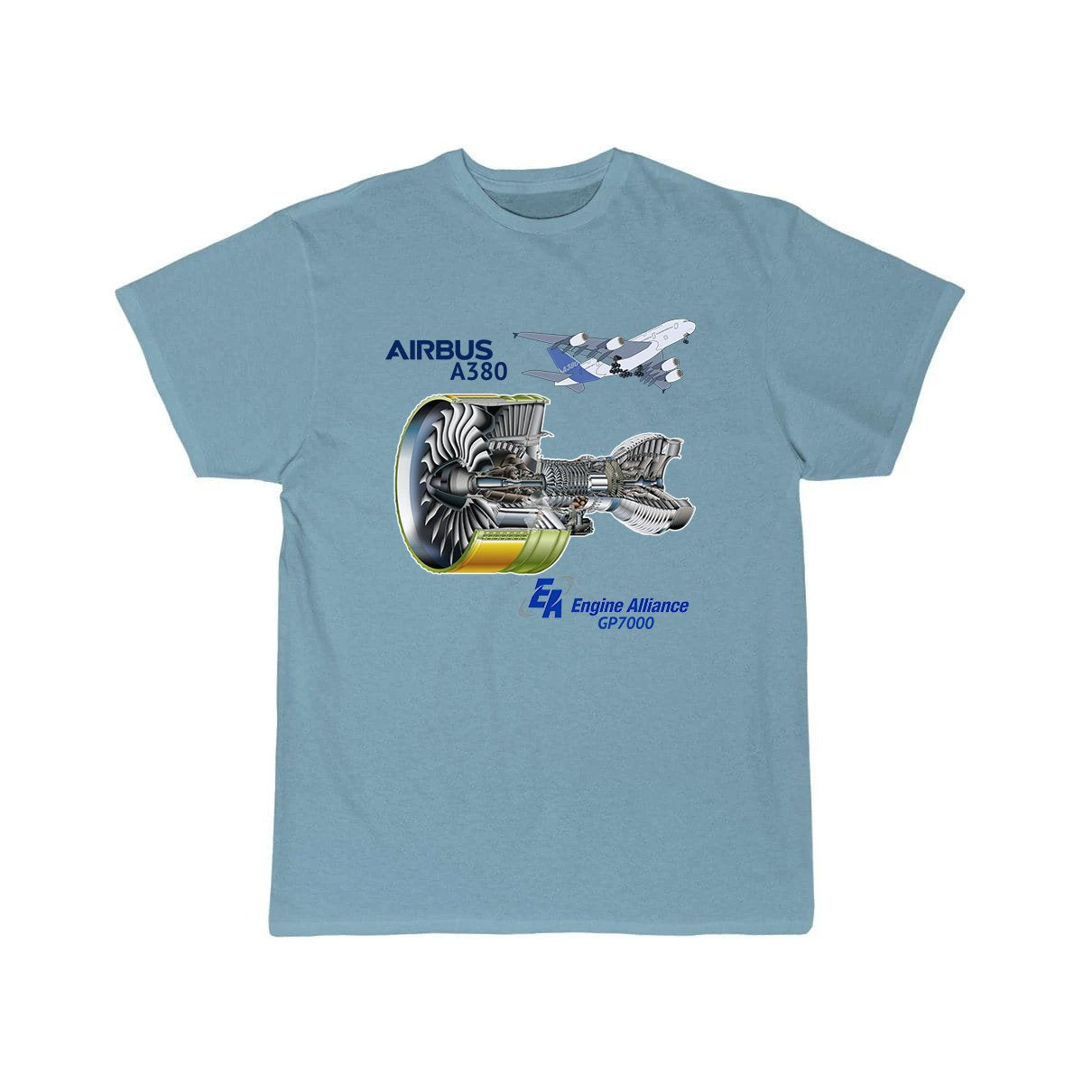 Airbus A380 Engine Alliance GP700 Aviation Pilot T-Shirt THE AV8R