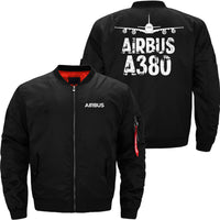 Thumbnail for AIRBUS A380 Ma-1 Bomber Jacket Flight Jacket Aviator Jacket THE AV8R