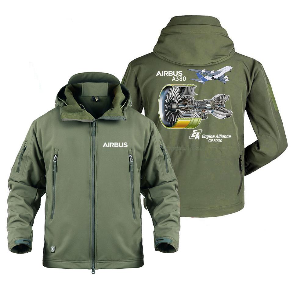 AIRBUS A380 GP7000 DESIGNED MILITARY FLEECE THE AV8R