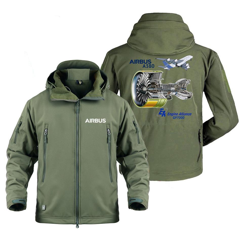 AIRBUS A380 GP7000 DESIGNED MILITARY FLEECE THE AV8R