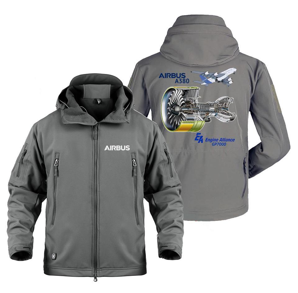 AIRBUS A380 GP7000 DESIGNED MILITARY FLEECE THE AV8R