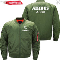 Thumbnail for AIRBUS A380 Ma-1 Bomber Jacket Flight Jacket Aviator Jacket THE AV8R