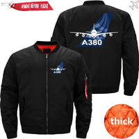 Thumbnail for AIRBUS A380 Ma-1 Bomber Jacket Flight Jacket Aviator Jacket THE AV8R