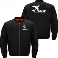 Thumbnail for AIRBUS A380 Ma-1 Bomber Jacket Flight Jacket Aviator Jacket THE AV8R