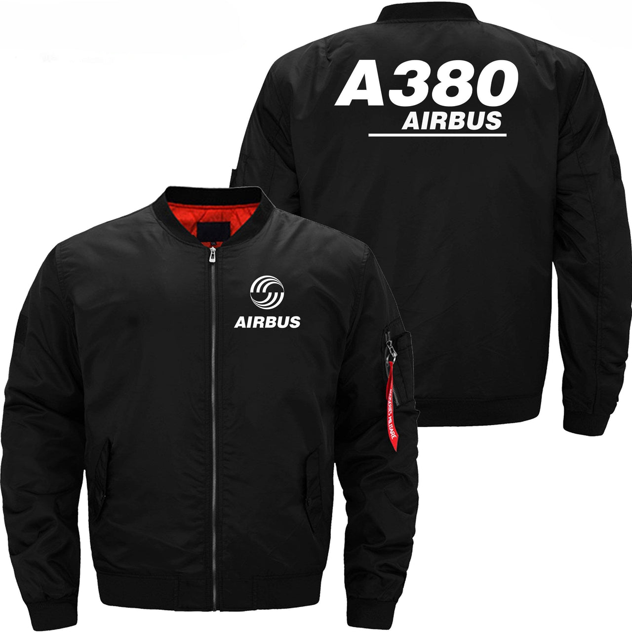 AIRBUS A380 Ma-1 Bomber Jacket Flight Jacket Aviator Jacket THE AV8R