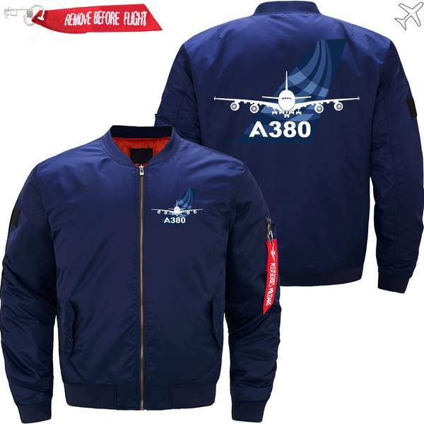 AIRBUS A380 Ma-1 Bomber Jacket Flight Jacket Aviator Jacket THE AV8R