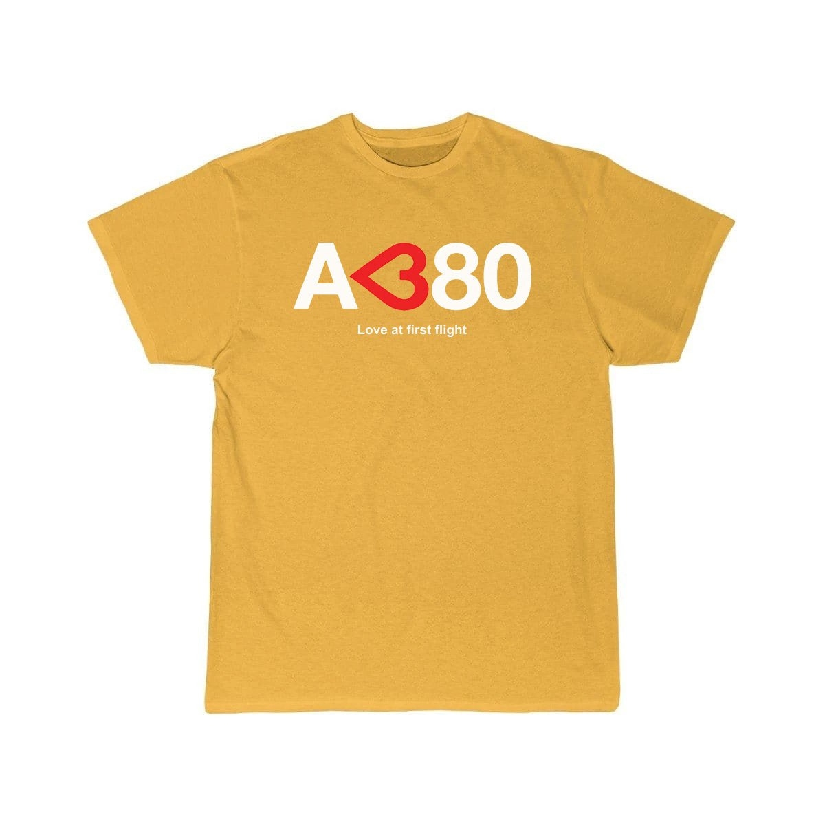 Airbus A380 Love At First Flight Aviation Pilot T-Shirt THE AV8R