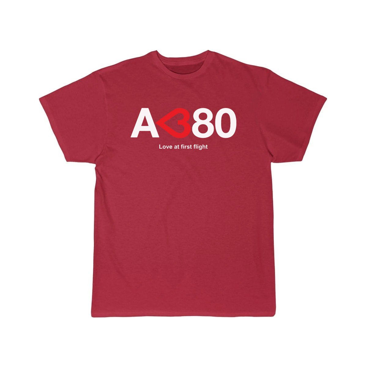 Airbus A380 Love At First Flight Aviation Pilot T-Shirt THE AV8R