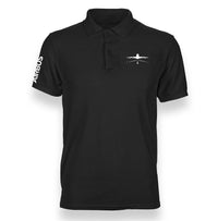 Thumbnail for AIRBUS A380 RUNWAY DESIGNED POLO SHIRT THE AV8R