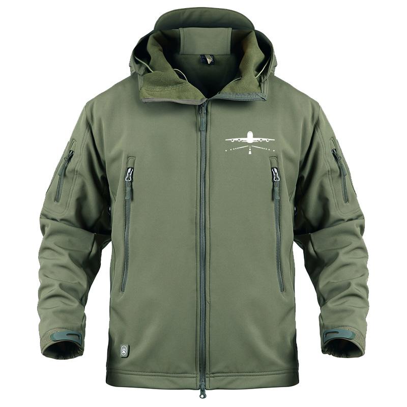 AIRBUS A380 RUNWAY LIGHT DESIGNED MILITARY FLEECE THE AV8R