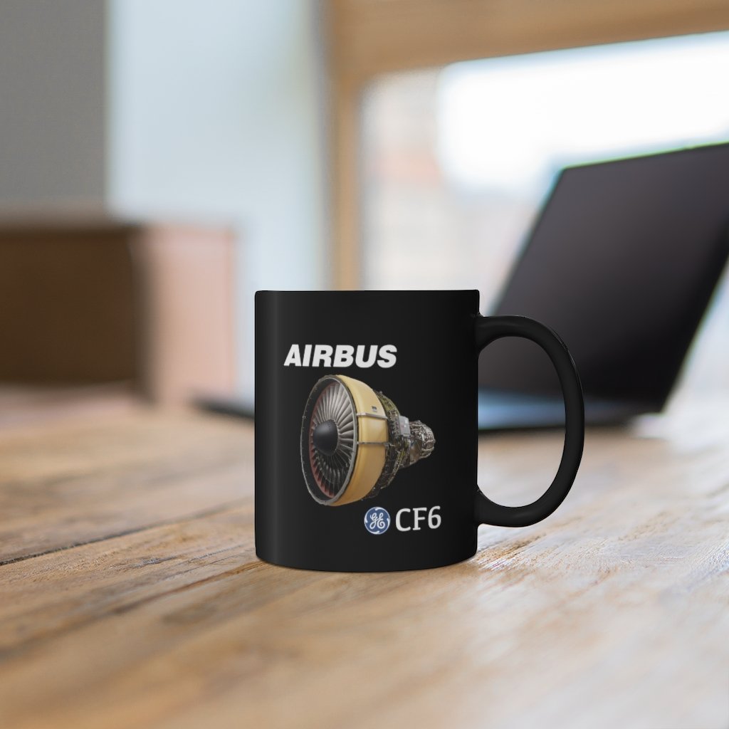 AIRBUS CF6  DESIGNED MUG Printify