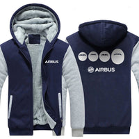 Thumbnail for AIRBUS  FAMILY DESIGNED ZIPPER SWEATERS THE AV8R