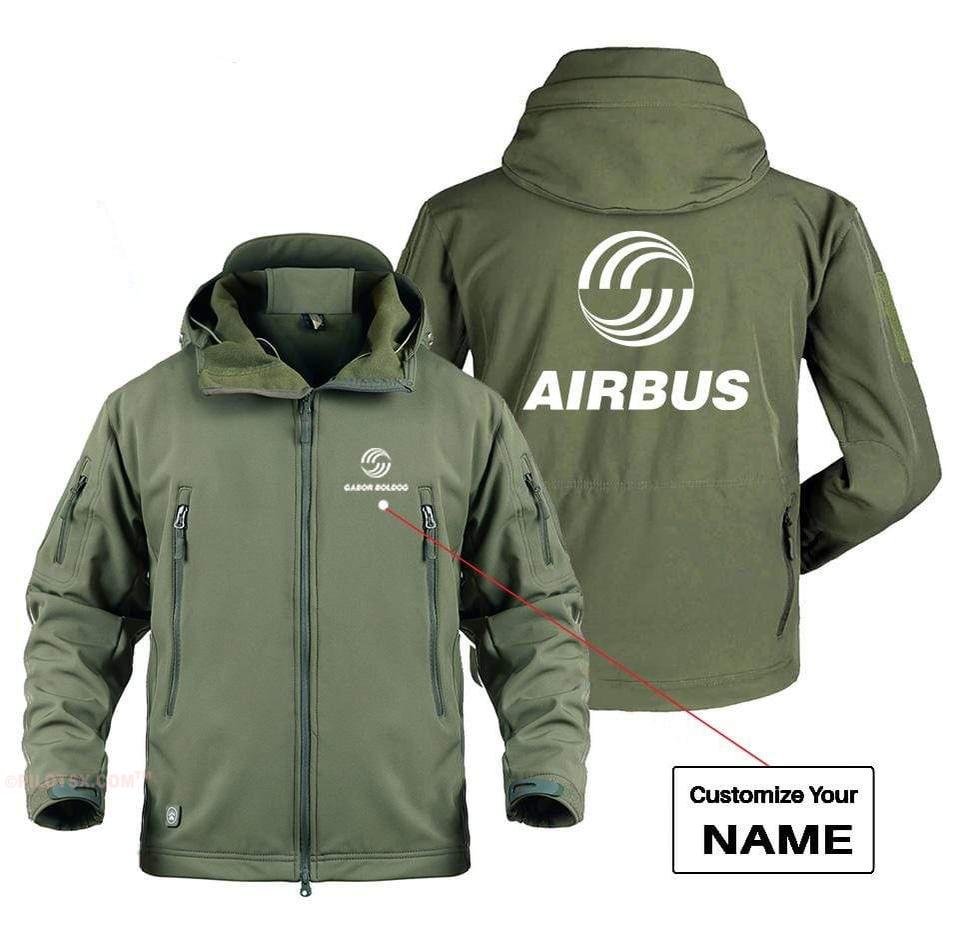 AIRBUS  LOGO CUSTOM NAME DESIGNED MILITARY FLEECE THE AV8R