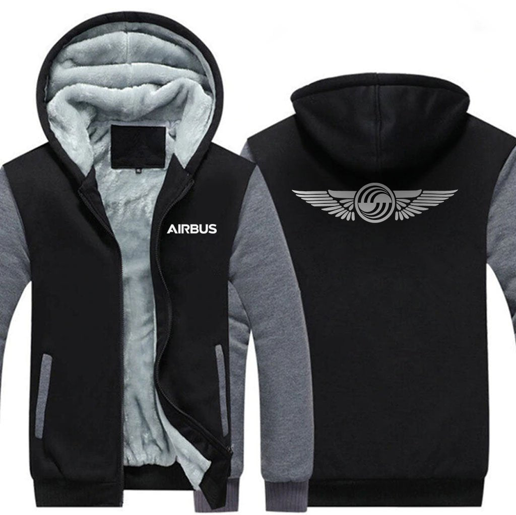 AIRBUS  WING DESIGNED ZIPPER SWEATERS THE AV8R