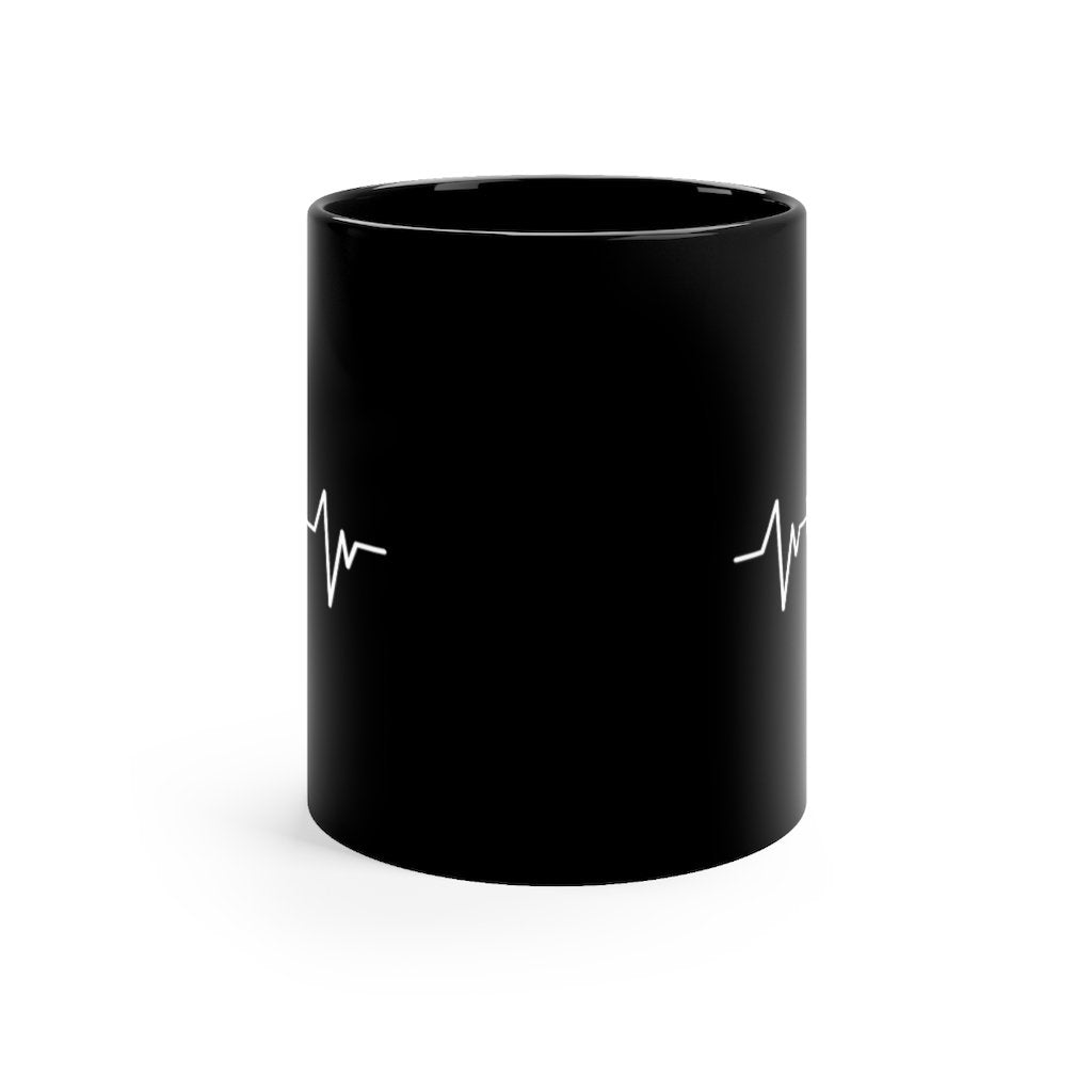 AIRCARFT HEARTBEAT DESIGNED - MUG Printify