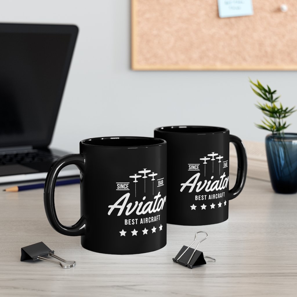 AVIATOR BEST AIRCRAFT DESIGNED - MUG Printify