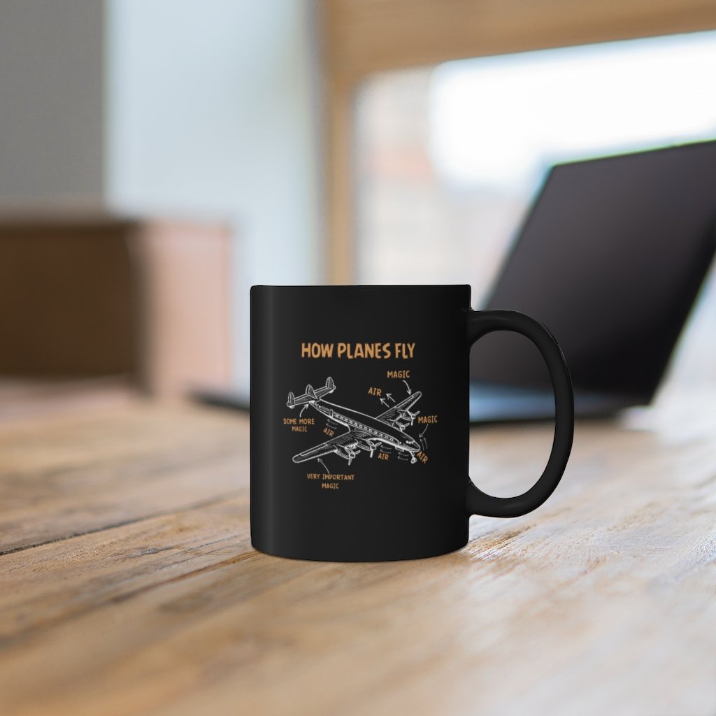 HOW PLANES FLY DESIGNED - MUG Printify