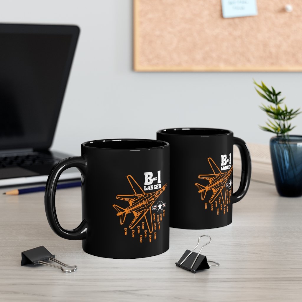 B-1 LANCER DESIGNED - MUG Printify