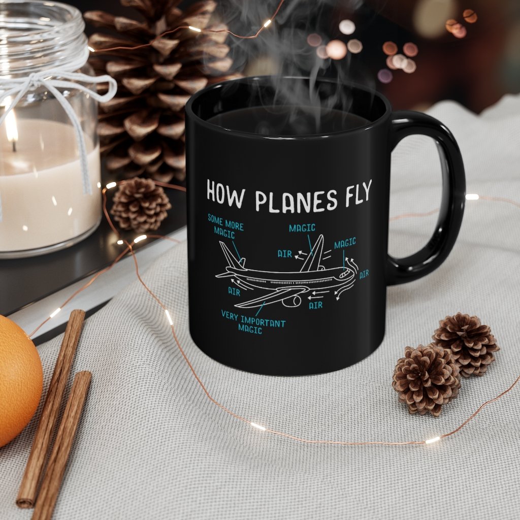 HOW PLANES FLY DESIGNED - MUG Printify