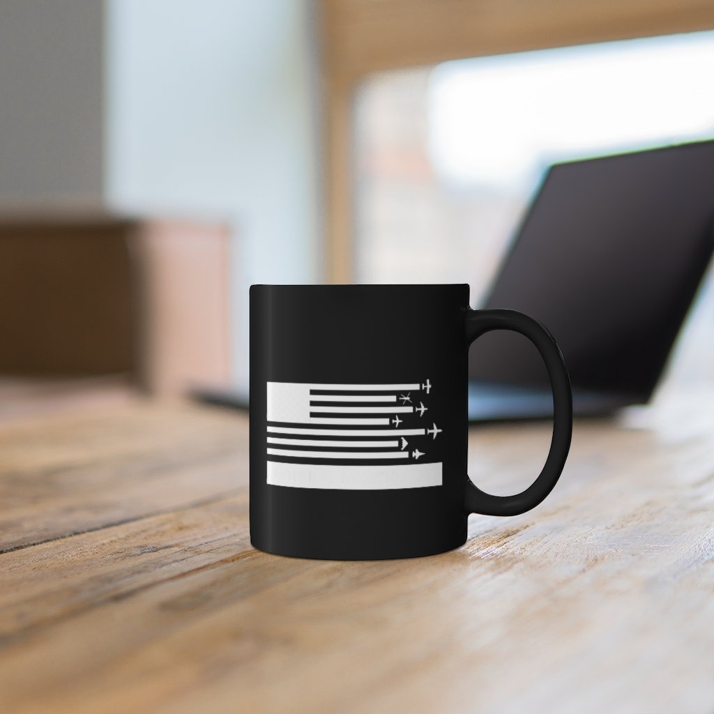 AIRCRAFT HEARTBEAT DESIGNED - MUG Printify