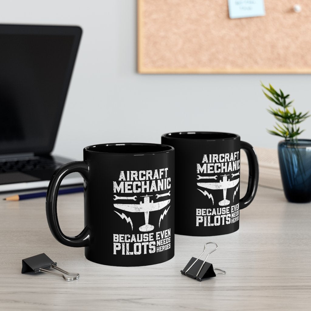 AIRCRAFT MECHAINC DESIGNED - MUG Printify