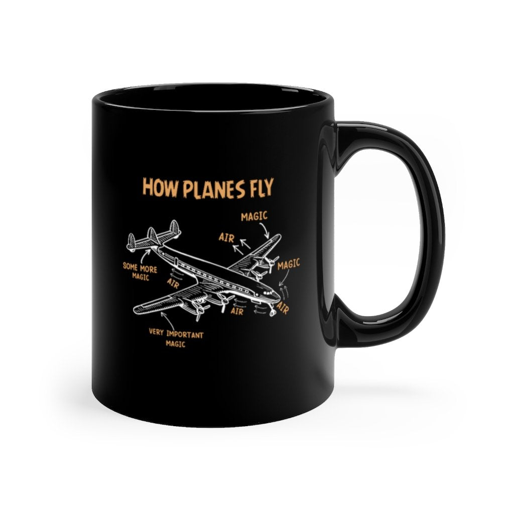 HOW PLANES FLY DESIGNED - MUG Printify