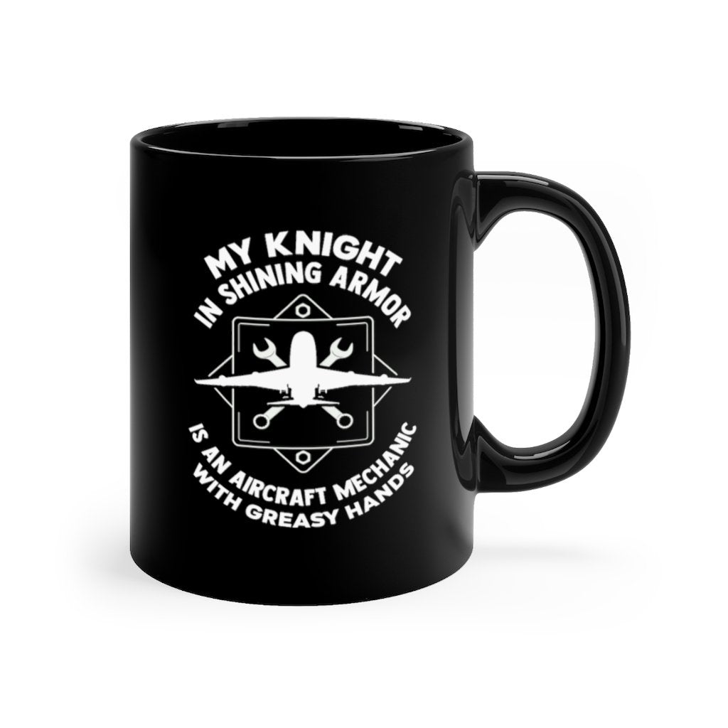 MY KNIGHT IN SHNING ARMOR DESIGNED - MUG Printify