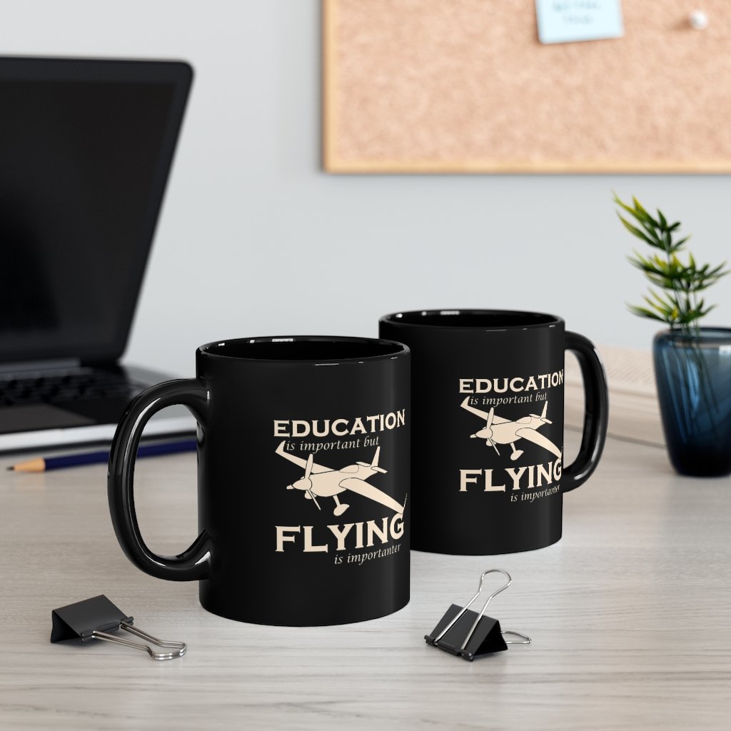 EDUCATION FLYING  DESIGNED - MUG Printify