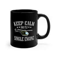 Thumbnail for KEEP CALM SINGLE ENGLINE DESIGNED - MUG Printify