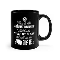 Thumbnail for AIRCRAFT MECHANIC WIFE  DESIGNED -MUG Printify