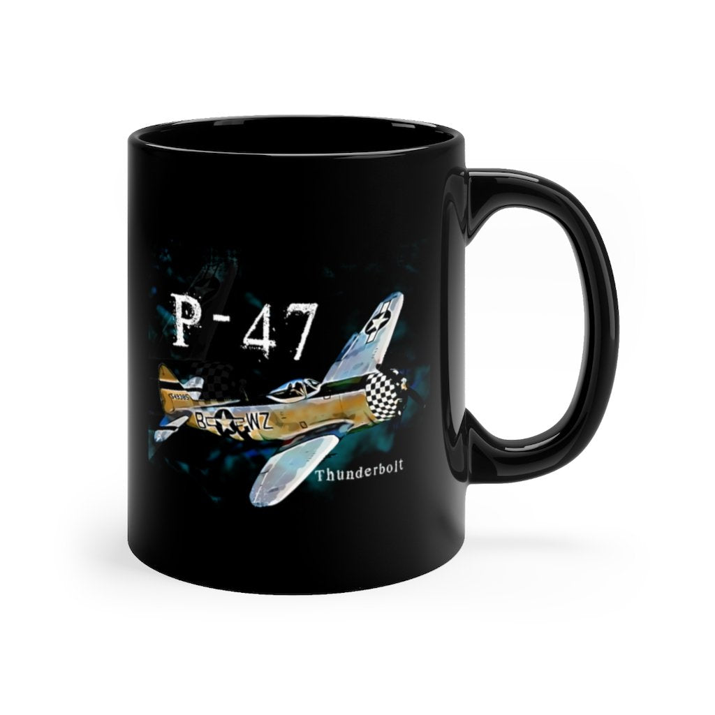 P- 47 DESIGNED - MUG Printify