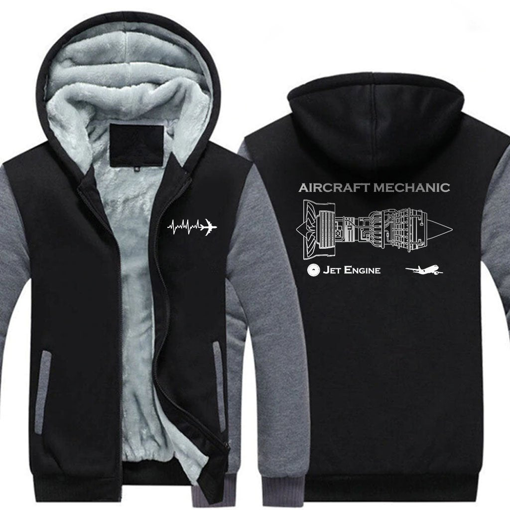 AIRCRAFT MECHANIC DESIGNED ZIPPER SWEATER THE AV8R