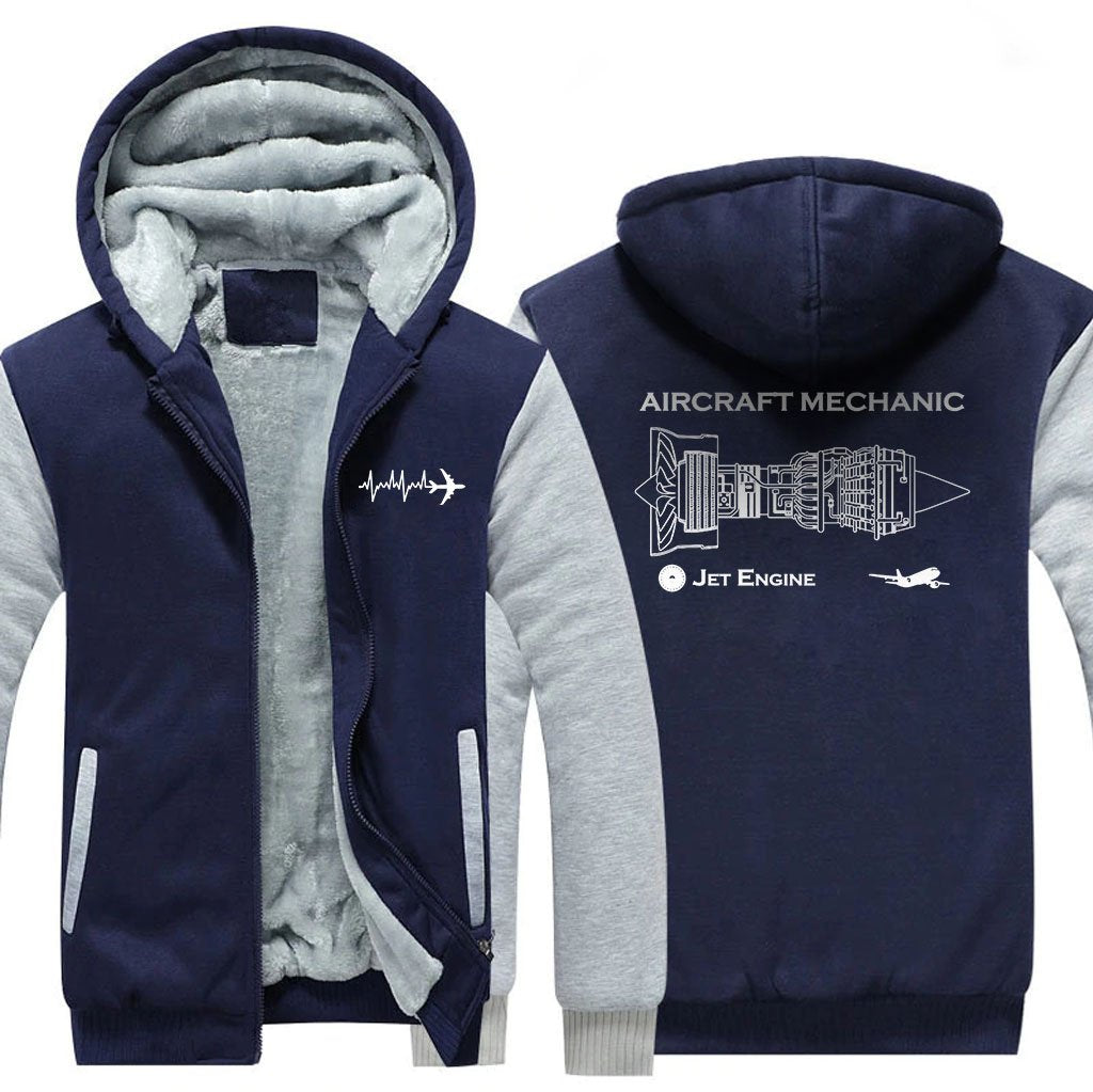 AIRCRAFT MECHANIC DESIGNED ZIPPER SWEATER THE AV8R