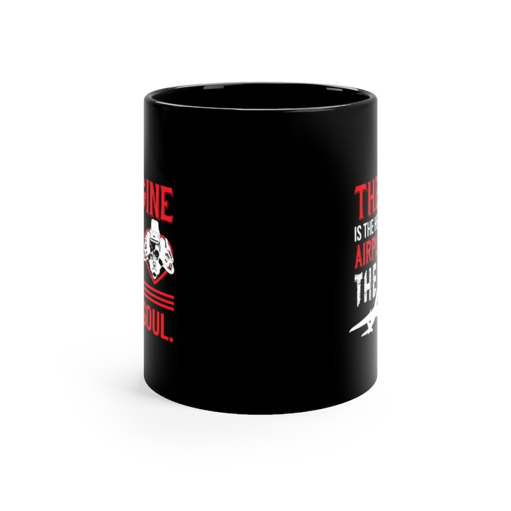 THE ENGINE AIRPLANE  DESIGNED -MUG Printify