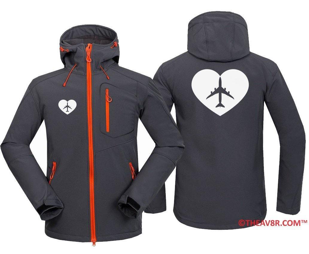 AIRPLANE LOVE DESIGNED HOODIE THE AV8R