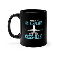 Thumbnail for CESS NAH AIRPLANE DESIGNED - MUG Printify