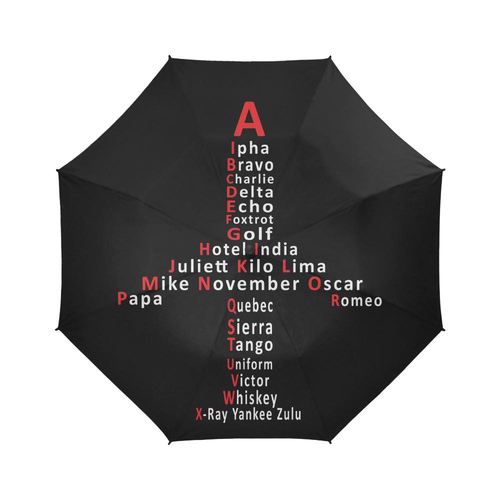 ALPHABET SEMI-AUTOMATIC FOLDABLE UMBRELLA (MODEL U05) e-joyer