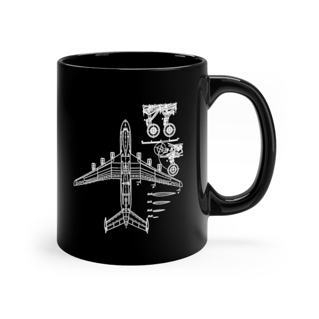 ANTONOV - 225  DESIGNED MUG Printify