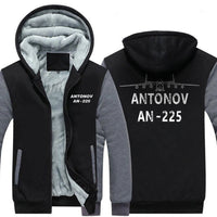 Thumbnail for ANTONOV AN-225 DESIGNED ZIPPER SWEATER THE AV8R